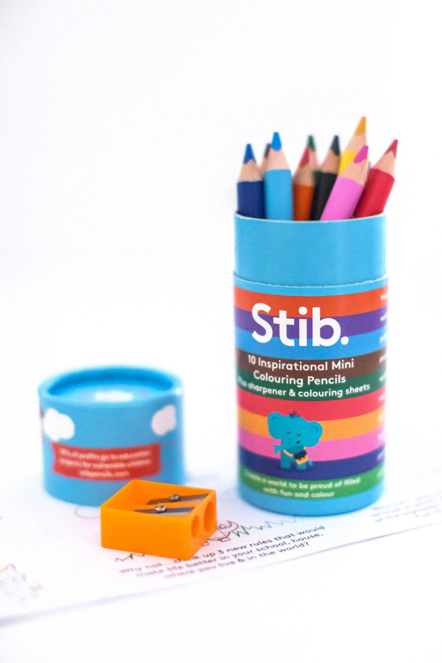 Positive Worded Colouring Pencils