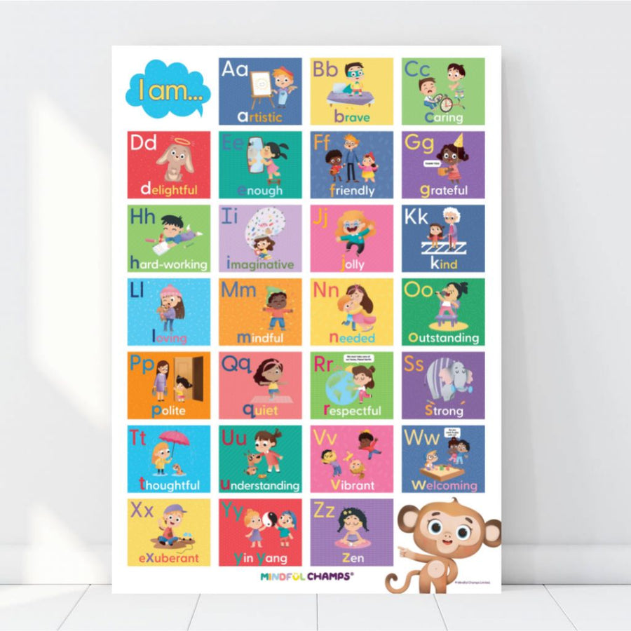 A-Z Affirmation Poster (A3 and A2)